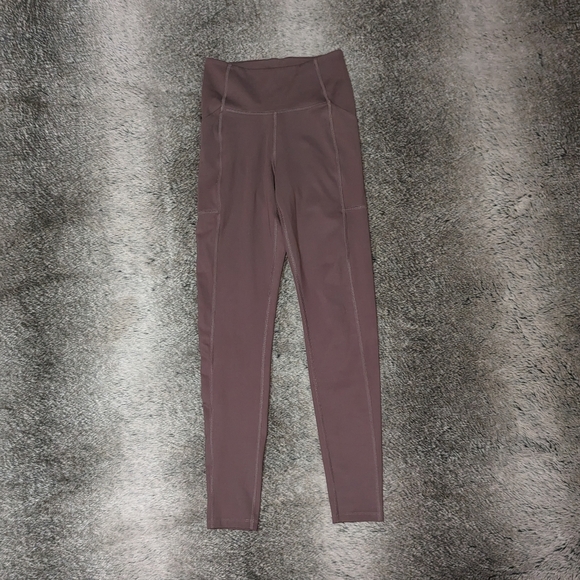 Girlfriend Collective Compressive Pocket Leggings Storm Brown Women's Small - Picture 5 of 10